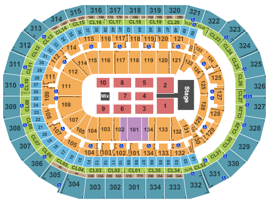 Amerant Bank Arena Def Leppard Seating Chart