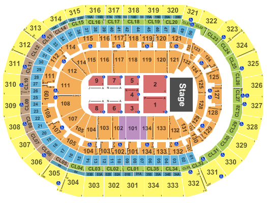 Amerant Bank Arena Dolly Parton Seating Chart