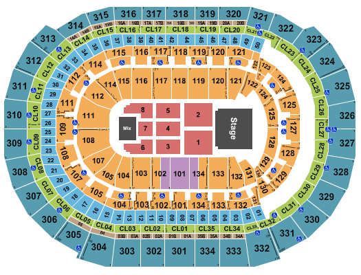 Amerant Bank Arena Endstage 2B Seating Chart