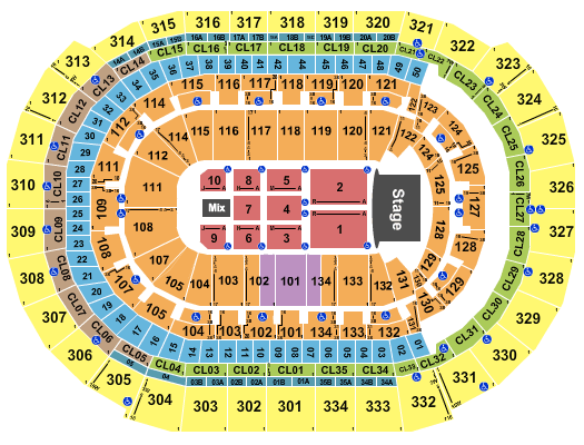 Amerant Bank Arena Fleetwood Mac Seating Chart