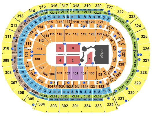 Amerant Bank Arena Game of Thrones Seating Chart