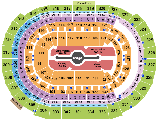 Amerant Bank Arena Harry Styles Seating Chart