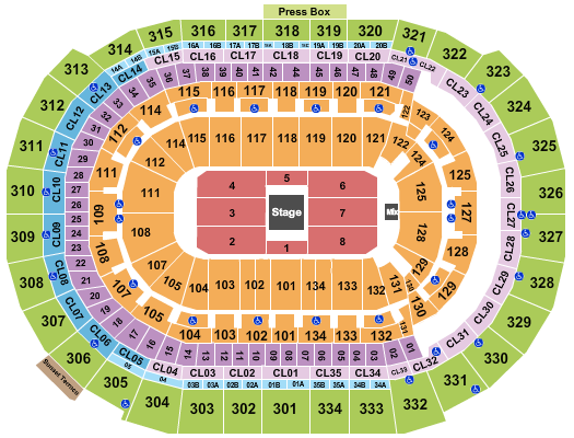 Amerant Bank Arena Joe Rogan Seating Chart