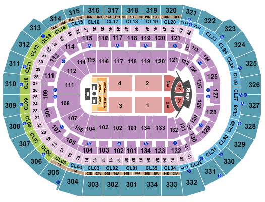 Amerant Bank Arena Jonas Brothers Seating Chart