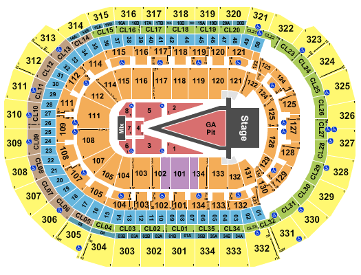 Amerant Bank Arena Maroon 5 Seating Chart
