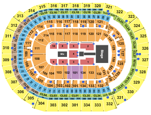 Amerant Bank Arena Shakira Seating Chart
