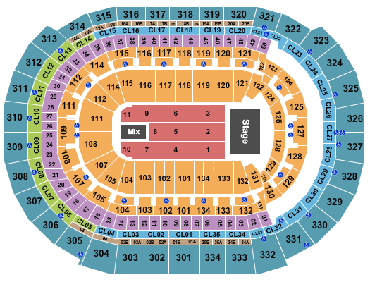 FLA Live Arena seating chart event tickets center