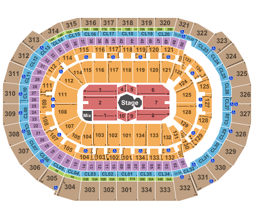 Amerant Bank Arena Women of Faith 2 Seating Chart