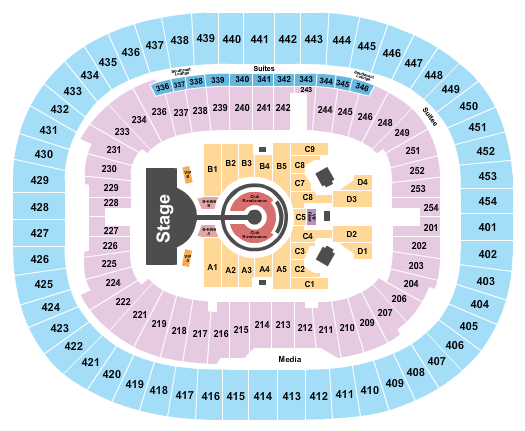BC Place Stadium Beyonce 2 Seating Chart