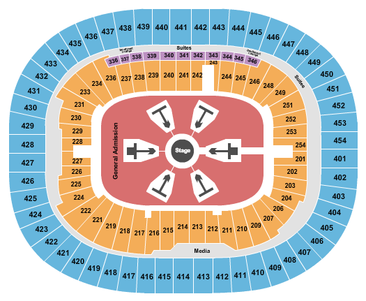 seating chart for BC Place Stadium - Ed Sheeran - eventticketscenter.com
