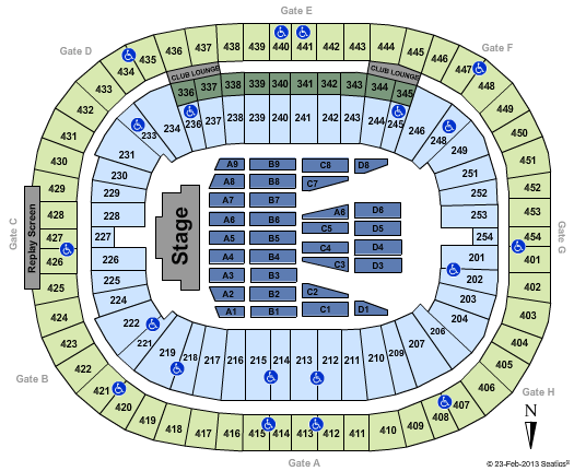 BC Place Stadium Justin Timberlake Seating Chart
