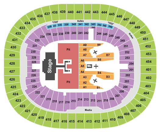 BC Place Stadium Luke Combs Seating Chart