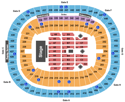 BC Place Stadium Paul McCartney Seating Chart