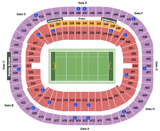 BC Place Stadium Rugby Seating Chart