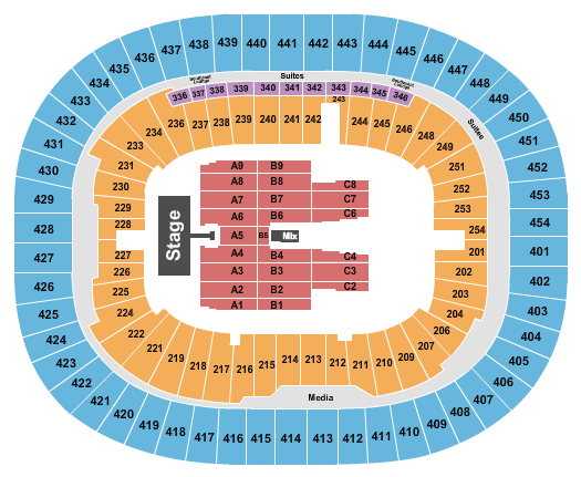 BC Place Stadium The Stadium Tour Seating Chart
