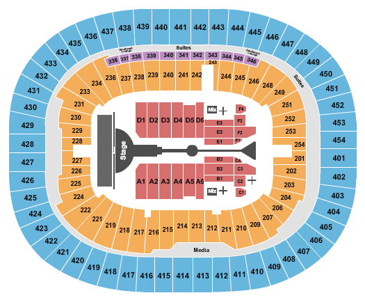 BC Place Stadium The Weeknd Seating Chart
