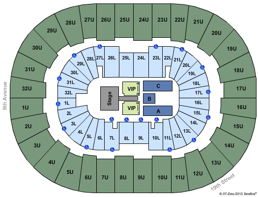 Legacy Arena at The BJCC Kid Rock Seating Chart