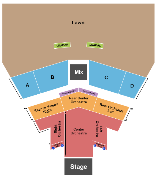 Catholic Health Amphitheater At Bald Hill Endstage Seating Chart