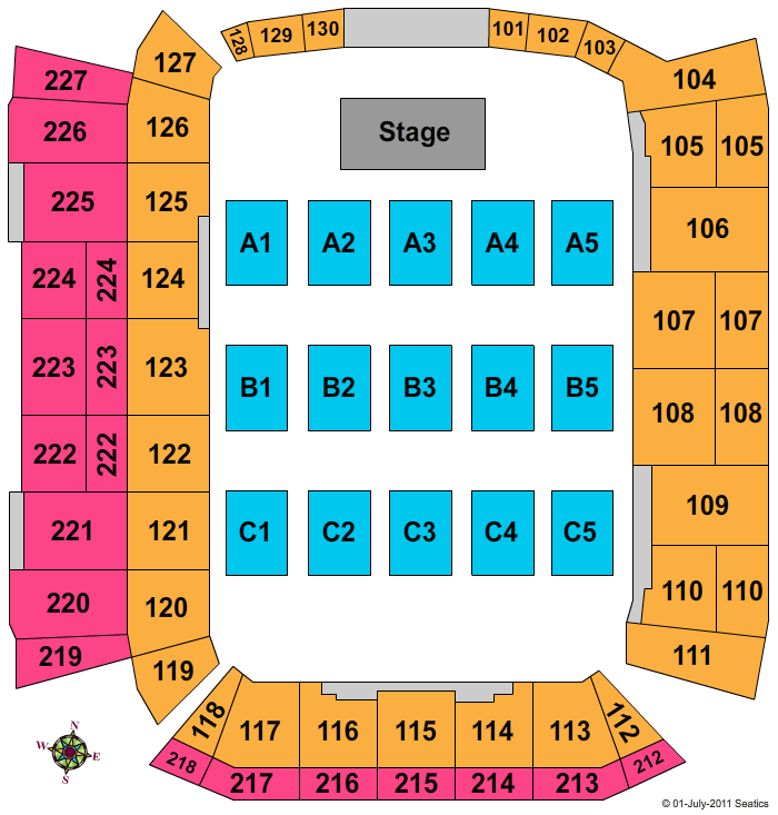 BMO Field Concert Seating Chart