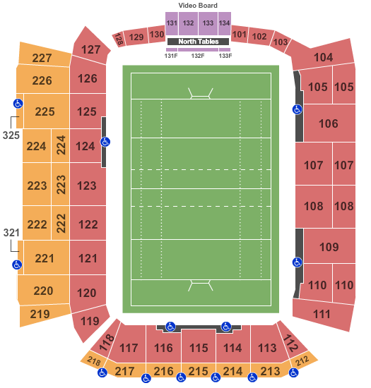 BMO Field Rugby Seating Chart