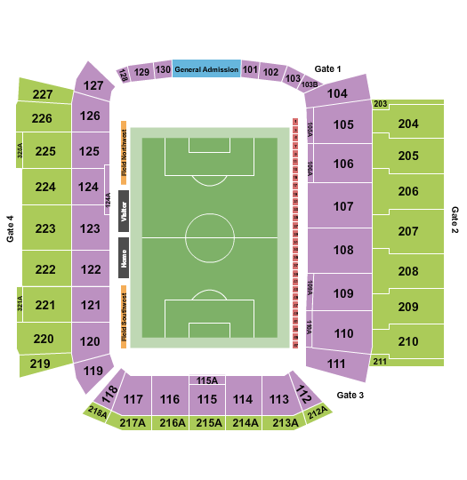 BMO Field Soccer 2 Seating Chart