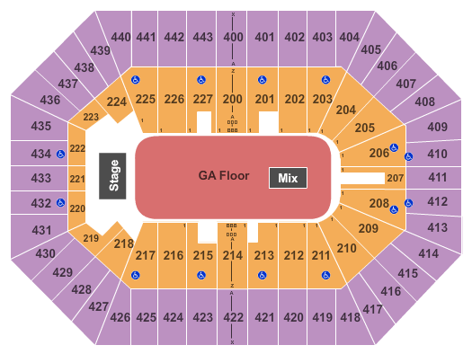 BMO Harris Bradley Center Bruce Springsteen Seating Chart