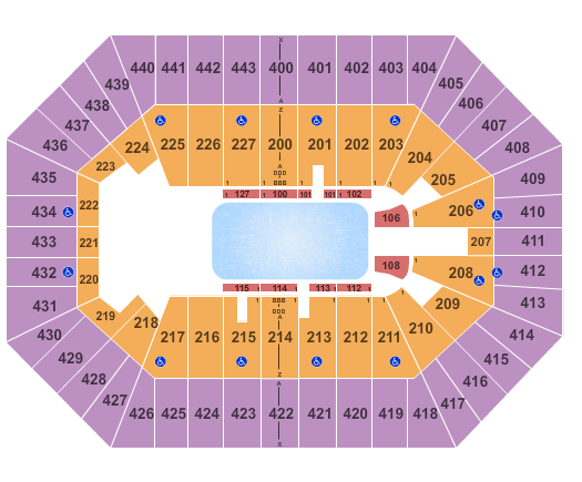 BMO Harris Bradley Center Disney On Ice Seating Chart