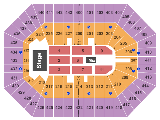 BMO Harris Bradley Center James Taylor Seating Chart