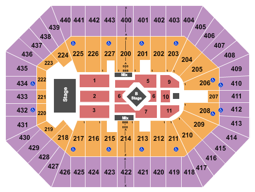 BMO Harris Bradley Center Lorde Seating Chart