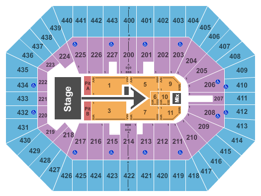 BMO Harris Bradley Center Maroon 5 Seating Chart