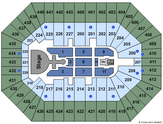 BMO Harris Bradley Center Miley Cyrus Seating Chart