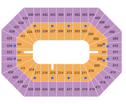 BMO Harris Bradley Center Open Floor Seating Chart