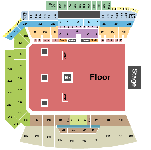 BMO Stadium Endstage GA Floor Seating Chart