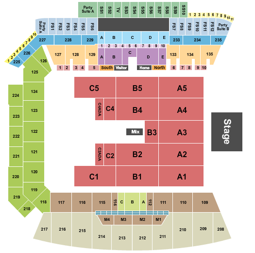 BMO Stadium End Stage Seating Chart