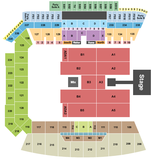 Junior H BMO Stadium Seating Chart
