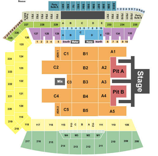 BMO Stadium Kane Brown Seating Chart