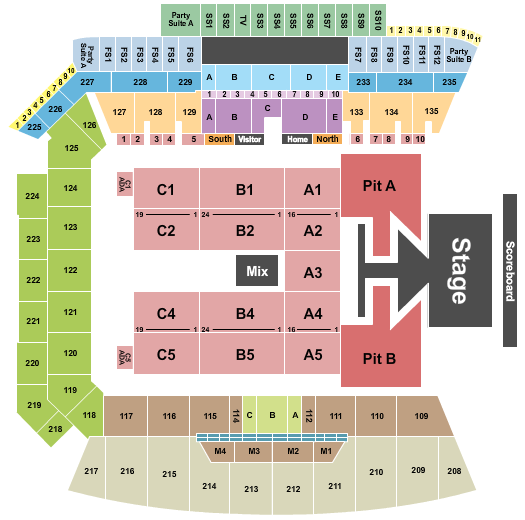 BMO Stadium Neton Vega Seating Chart