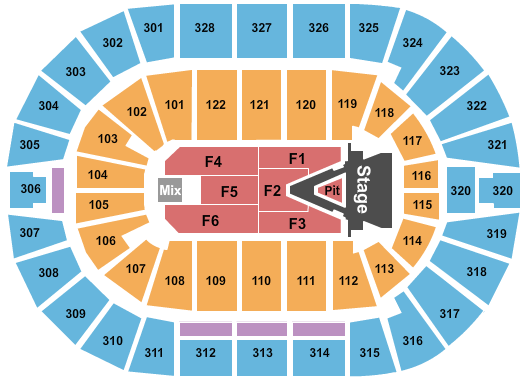 BOK Center Aerosmith 2023 Seating Chart
