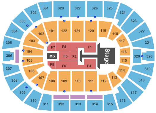 BOK Center Ariana Grande Seating Chart