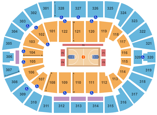 BOK Center Harlem Globetrotters Seating Chart