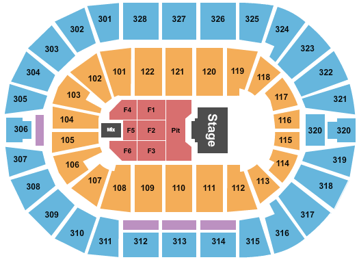 BOK Center Billy Strings 2 Seating Chart