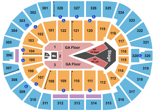 BOK Center Carrie Underwood 2 Seating Chart