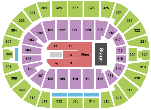 BOK Center Chris Stapleton Seating Chart