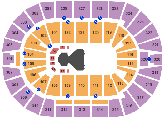 BOK Center Cirque OVO Seating Chart