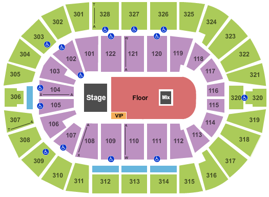 BOK Center Seating Chart And Seat Maps - Tulsa