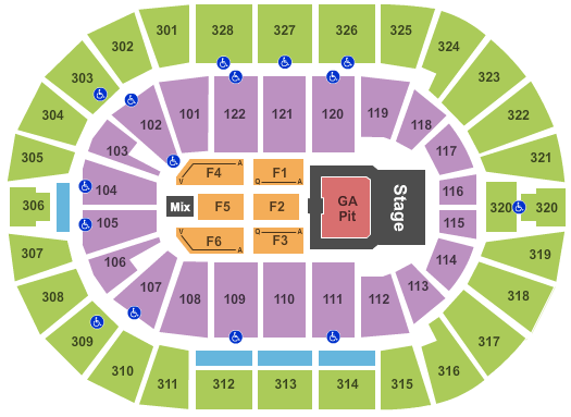 BOK Center Eric Church Seating Chart