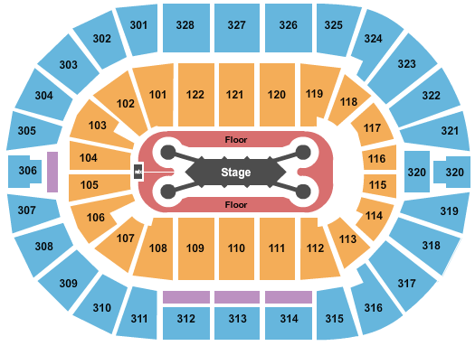 BOK Center Feid Seating Chart