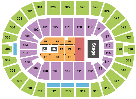 BOK Center Forrest Frank Seating Chart