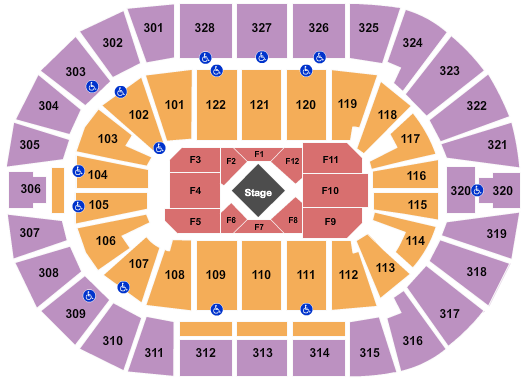 BOK Center George Strait Seating Chart