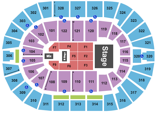 BOK Center J Balvin Seating Chart